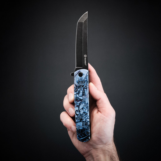 Нож складной Ganzo G626-GS серый самурай