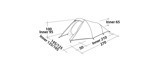 Палатка Easy Camp Tent Energy 200 Teal Green
