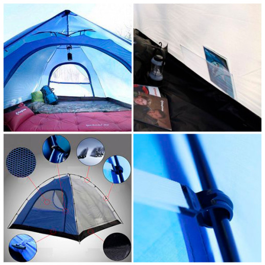 Палатка KingCamp Family 3 (KT3073), Blue