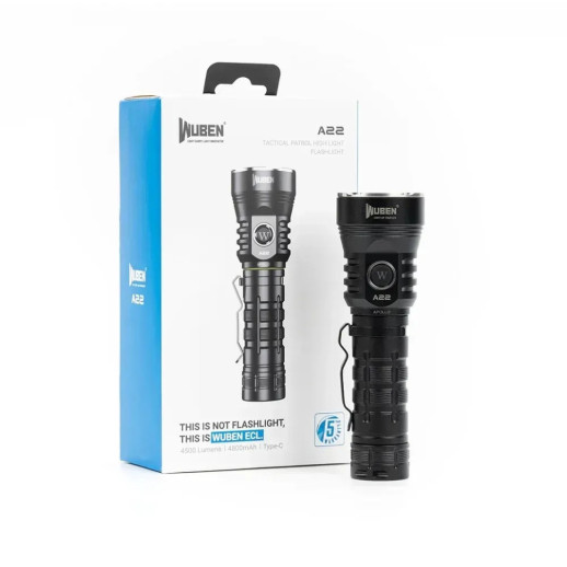 Фонарь Wuben A22, черный