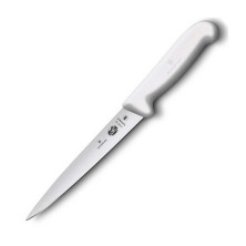 Нож кухонный Victorinox Fibrox Filleting Flex филейный 18 см белый