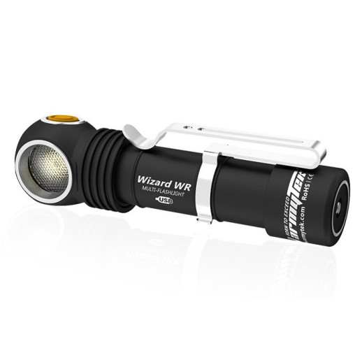 Налобный фонарь Armytek Wizard WR Magnet USB + 18650 Warm & Red тёплый