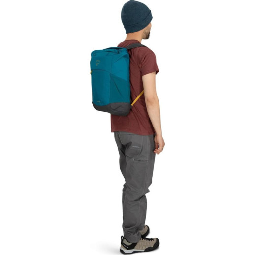 Рюкзак Osprey Daylite Tote Pack deep peyto green/tunnel vision - O/S - бирюзовый