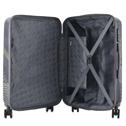Чемодан Semi Line 24" (M) Black Pattern (T5651-2)