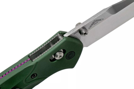 Нож складной Benchmade 940 Osborne, зеленая рукоять