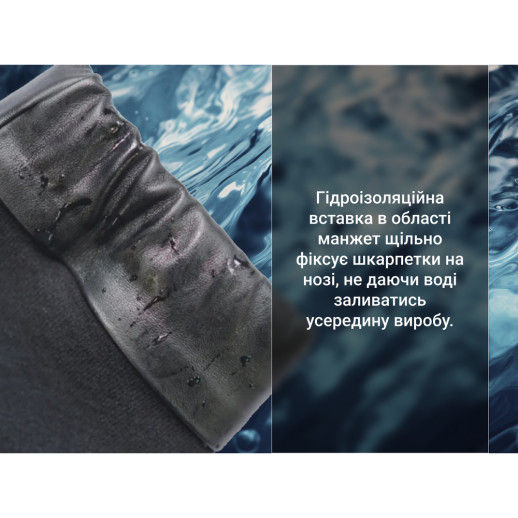 Носки водонепроницаемые Dexshell Wading Pro Socks, черные, размер S (36-38)