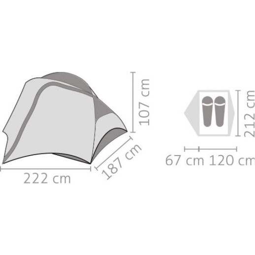Палатка Salewa micra II 5715 5311