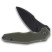 Нож Hightron Mini Ventura, D2, G10, зеленый, черный stonewash клинок
