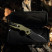 Нож Hightron Mini Ventura, D2, G10, зеленый, черный stonewash клинок