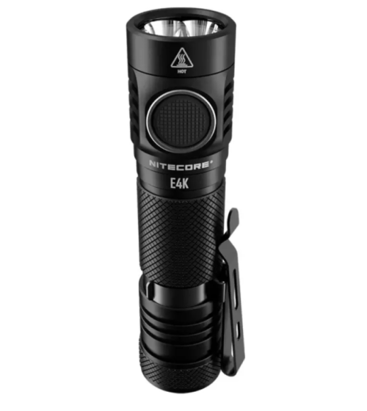 Карманный фонарь Nitecore E4K (Cree XP-L2 V6 LED, 4400 люмен, 8 режимов, 1x21700), комплект