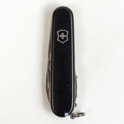 Складной нож Victorinox SPARTAN MAT черный матовый лак