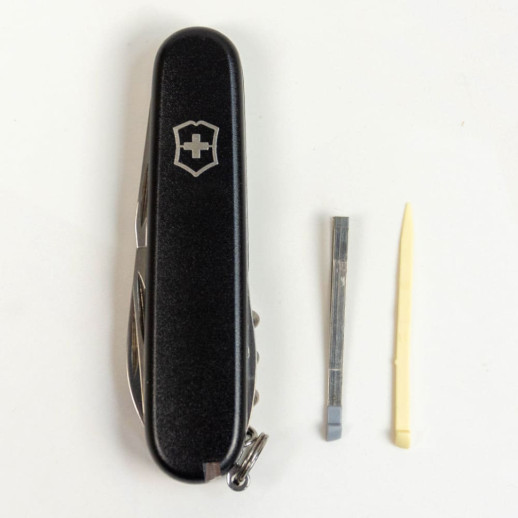 Складной нож Victorinox SPARTAN MAT черный матовый лак