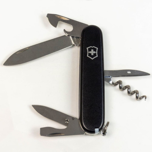 Складной нож Victorinox SPARTAN MAT черный матовый лак