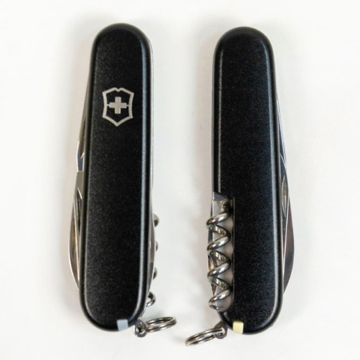 Складной нож Victorinox SPARTAN MAT черный матовый лак