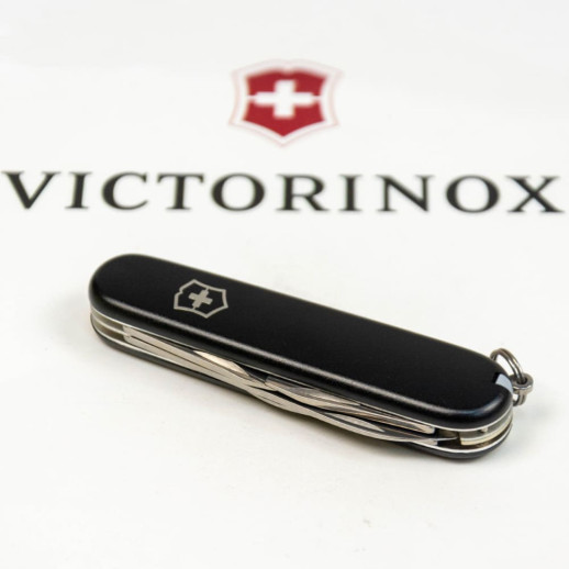 Складной нож Victorinox SPARTAN MAT черный матовый лак