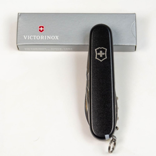 Складной нож Victorinox SPARTAN MAT черный матовый лак