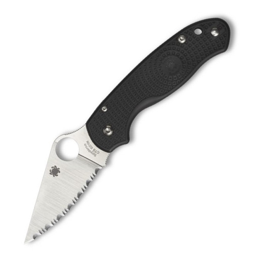 Нож Spyderco Para 3, FRN, серрейтор (C223SBK)