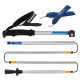 Трекинговые палки 7075 5-сек. Naturehike NH15A023-Z синие