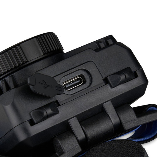 Фонарь налобный BREVIA 550Lm, 3W CREE XPG+COB, 1200mAh/3xAAA, Zoom, Sensor White/Red (14400ERBX1)