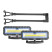 Профессиональная инспекционная лампа Brevia LED 120-190см 2x10W COB 2x1000lm 2x4000mAh Power Bank, type-C