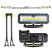 Профессиональная инспекционная лампа Brevia LED 120-190см 2x10W COB 2x1000lm 2x4000mAh Power Bank, type-C