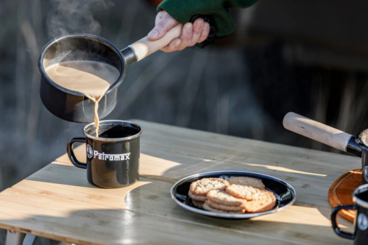 Набор тарелок эмалированных Petromax Enamel Plates 18 см Черный (2 шт)