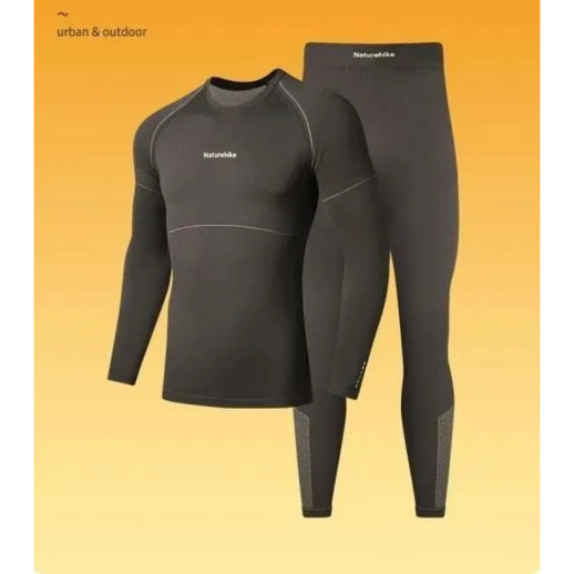 Комплект термобелья мужского Naturehike CYY2342GC010, демисезон, размер XL, графит