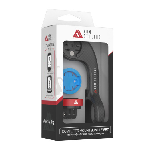 Комплект креплений универсальный для гаджетов на велосипед KOM Cycling CM06CK, карбон