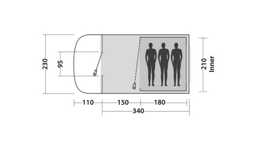 Палатка Easy Camp Tent Palmdale 300