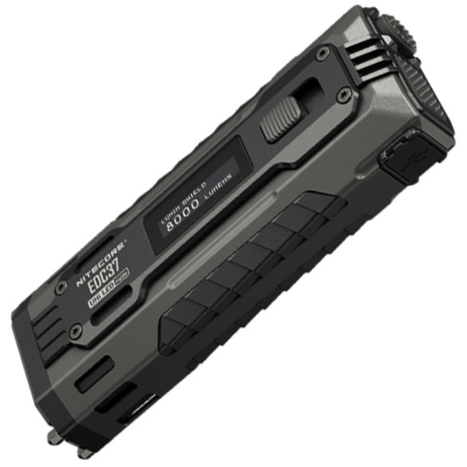 Фонарь Nitecore EDC37 (NiteLab UHi 20 MAX LED, 8000 люмен, 7 режимов, USB-C)