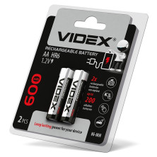 Аккумуляторы Videx HR6/AA 600mAh double blister/2шт