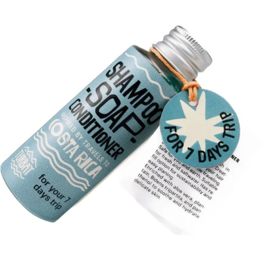 Шампунь-мыло-кондиционер Turbat Costa Rica - 50г/50мл