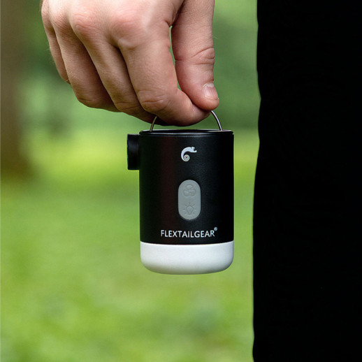 Насос-фонарь-powerbank кемпинговый Flextail Max Pump 2 Pro, черный