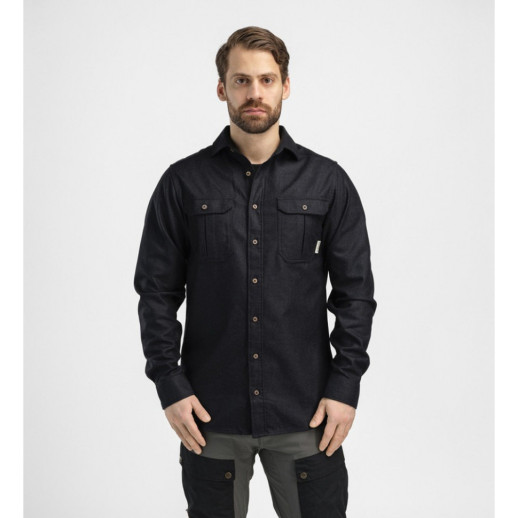 Рубашка муж. Aclima ReBorn 215 Woolshirt M's Dark Grey Melange M