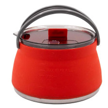 Чайник Tramp силиконовый с металлическим дном 1л красный TRC-125