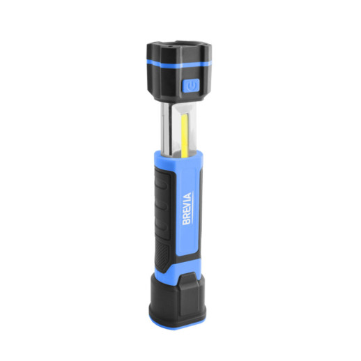 Телескопическая инспекционная лампа Brevia LED 3W COB+1W LED 300lm 2000mAh, Type-C 11340