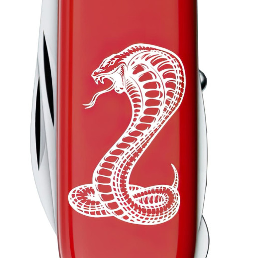 Складной нож Victorinox HUNTSMAN ZODIAC Могучая кобра 1.3713.Z4340u