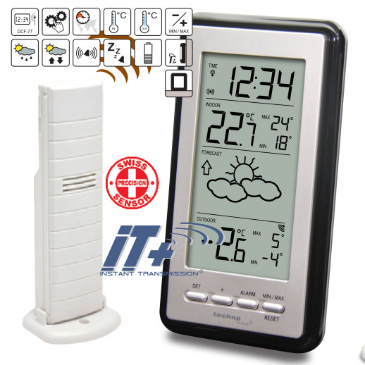 Метеостанция Technoline WS9130 IT Silver/Black (WS9130)