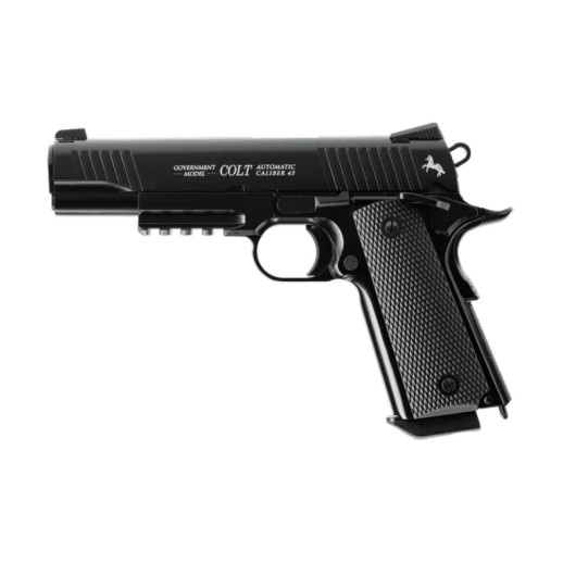 Пневматический пистолет Umarex Colt M45 CQBP BLACK Blowback кал.4,5мм