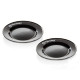 Набор тарелок эмалированных Petromax Enamel Plates 26 см Черный (2 шт)