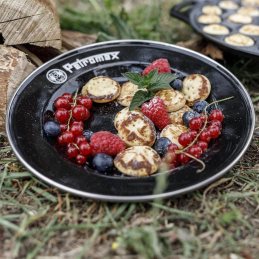Набор тарелок эмалированных Petromax Enamel Plates 26 см Черный (2 шт)