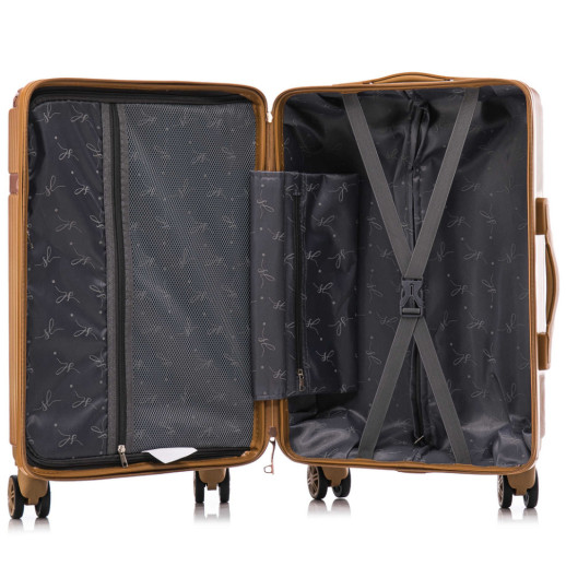 Чемодан Semi Line 20" (S) Gold (T5667-2)