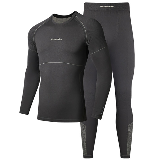 Комплект термобелья мужского Naturehike CYY2342GC010, демисезон, размер XXL, графит