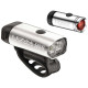 Комплект велофар Lezyne MICRO DRIVE 500XL / MICRO PAIR серебристый 500/180 люменов Y12