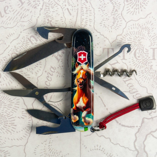 Складной нож Victorinox CLIMBER ZODIAC Лошадь-победитель 1.3703.3.Z5300pk