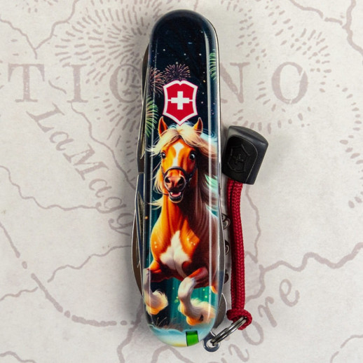 Складной нож Victorinox CLIMBER ZODIAC Лошадь-победитель 1.3703.3.Z5300pk