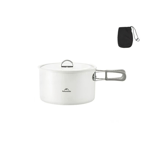 Кастрюля с керамическим антипригарным покрытием Naturehike CNK2450CF013, 1.7 л, алюминий