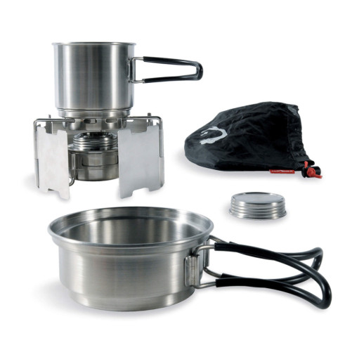 Спиртовая горелка Tatonka Alcohol Burner Set, Silver (TAT 4133.000)