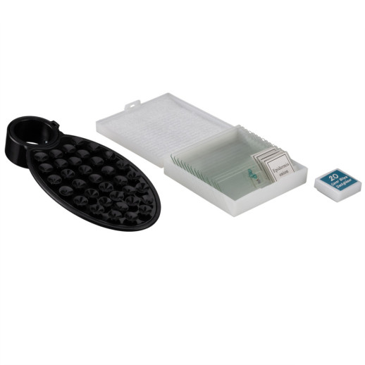 Микроскоп Bresser Erudit Basic Mono 40x-400x с адаптером для смартфона + кейс (5102100) (922745)