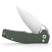 Нож Trivisa Corvus-04G, 14C28N, Микарта, Зеленый (TY20-GM-14)